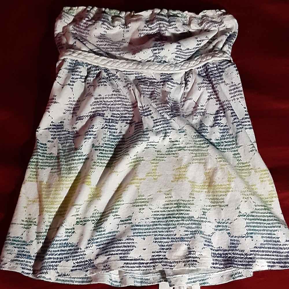 Strapless top